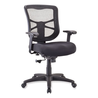 Alera Elusion Series Mesh Mid Back Swivel Tilt Office Chair - Ergonomic Adjustable Computer Desk Chair for Home & Office Workspace