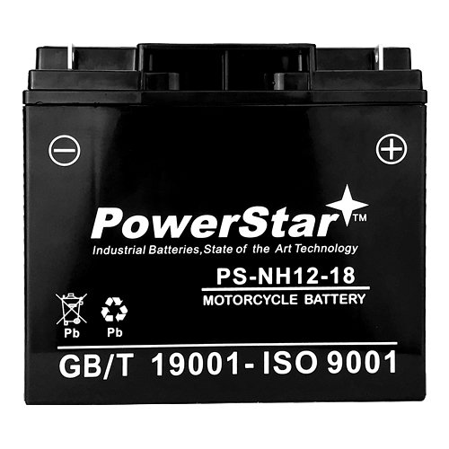 PowerStar UPG 51913 Sealed AGM Power Sport Battery - High Performance for ATV, Motorcycle, Jet Ski & Powersports Vehicles - Ideal for Off-Road Adventures & Marine Use