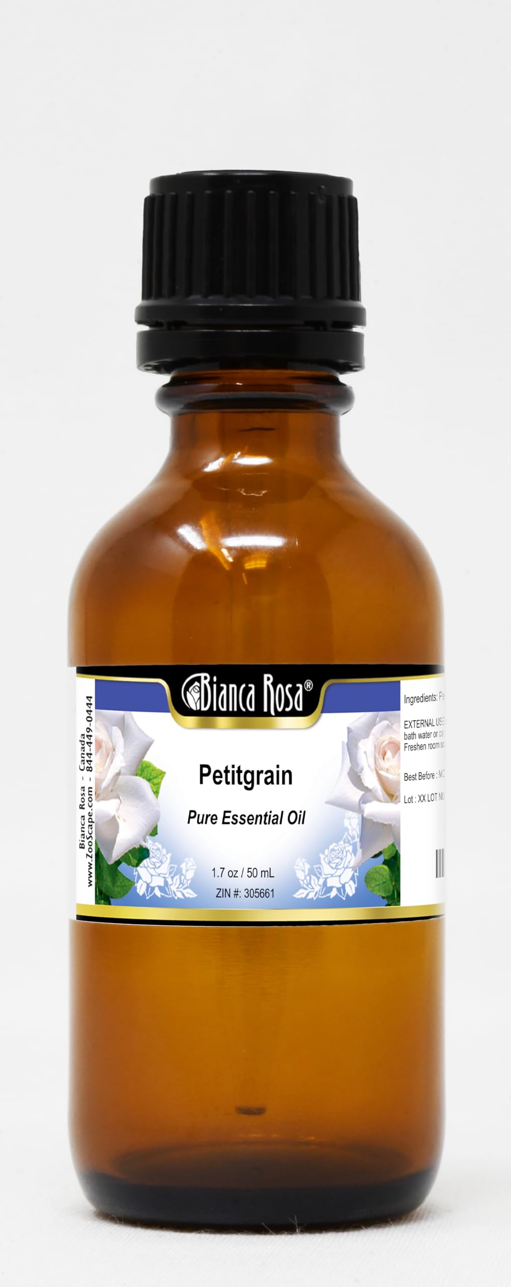 **Petitgrain Pure Essential Oil 1.7 oz - 100% Natural Aromatherapy Oil for Relaxation & Stress Relief - ZIN: 305661 - Perfect for Diffusers, Massage & Skincare**