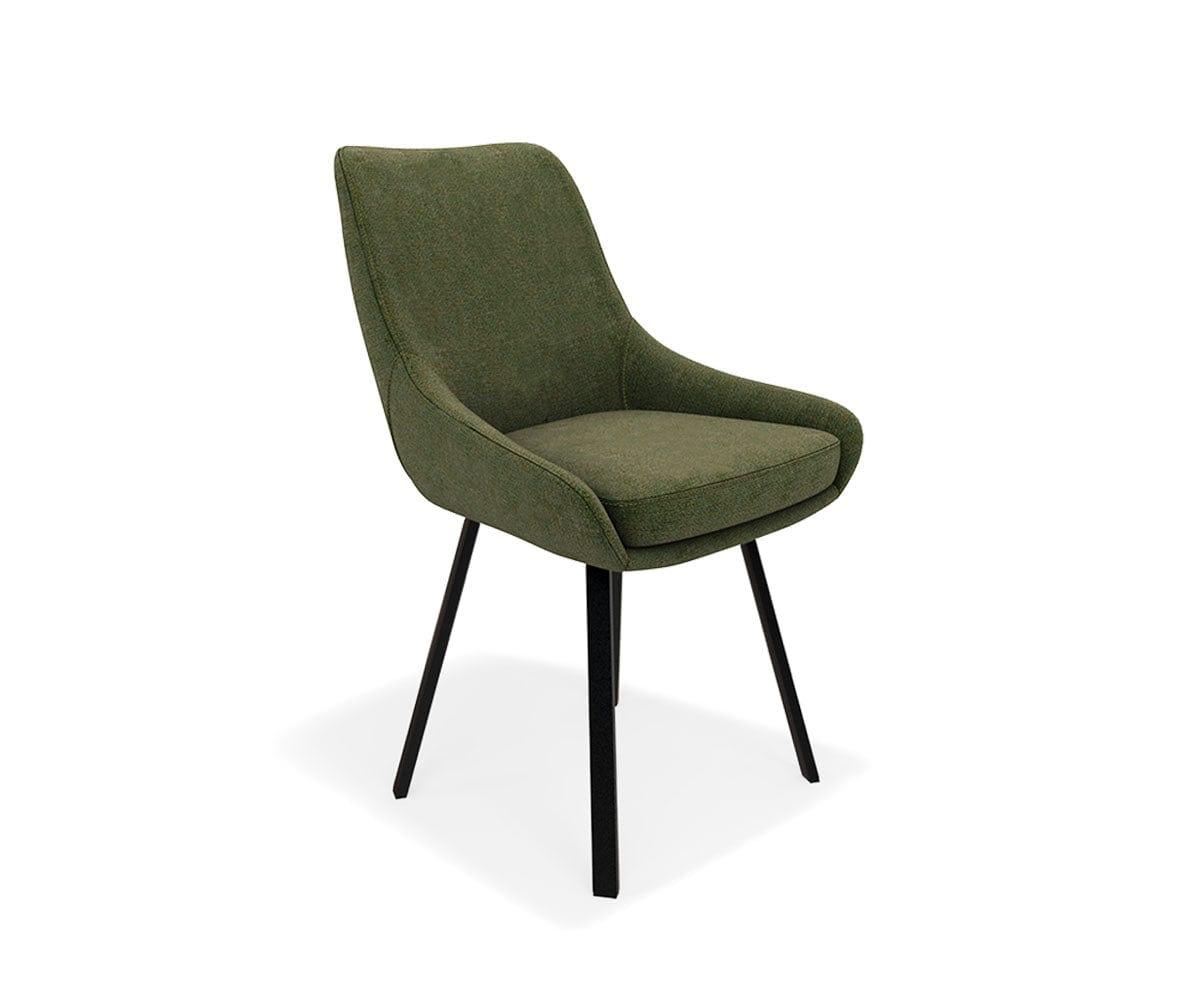Kyla Swivel Dining Chair - Modern 360° Rotating Upholstered Seat for Kitchen, Dining Room & Office - Comfortable & Stylish Home Furniture