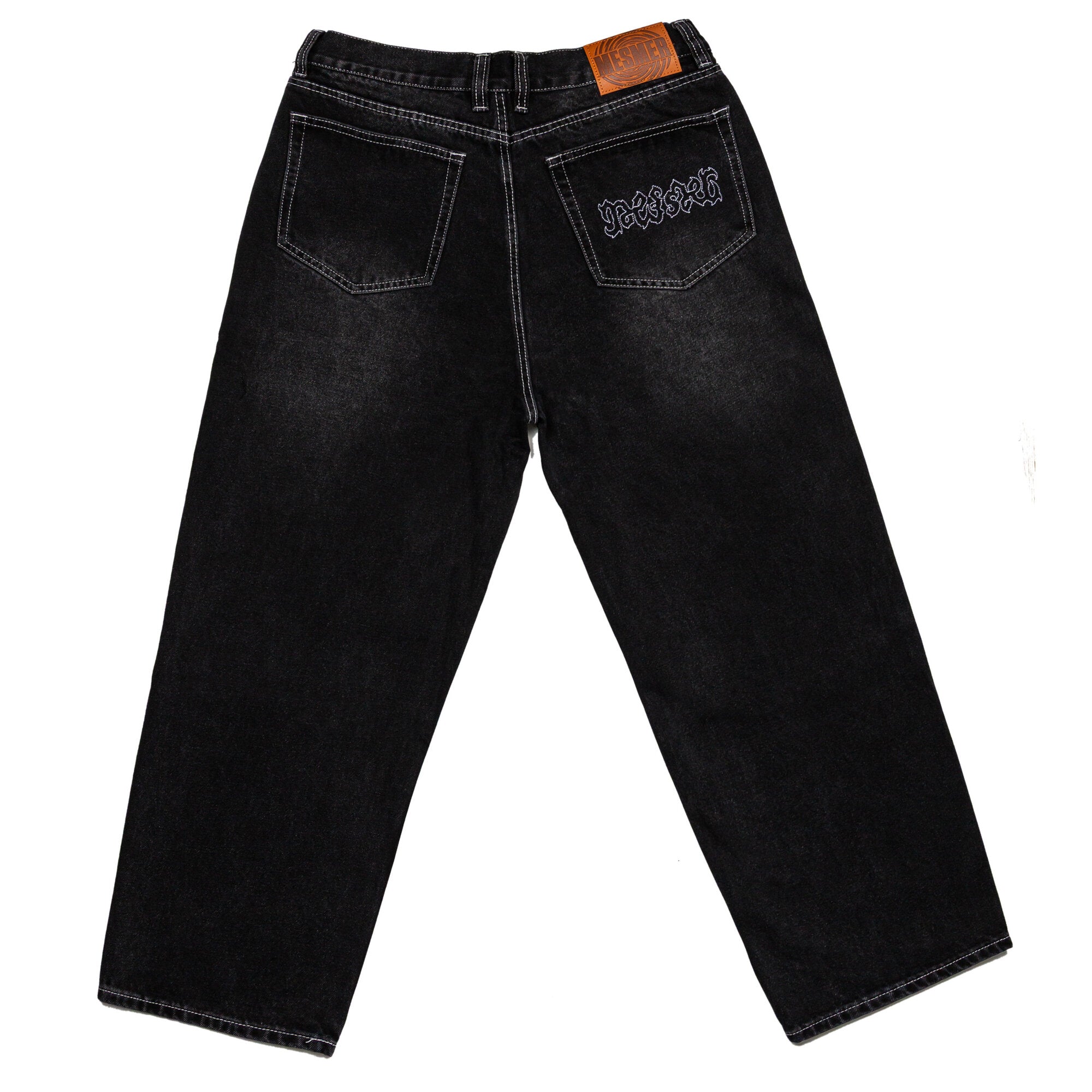 Mesmer Jeans I - Mid Rise Black Denim Jeans for Women | Comfortable & Stylish for Casual Wear, Office & Night Out