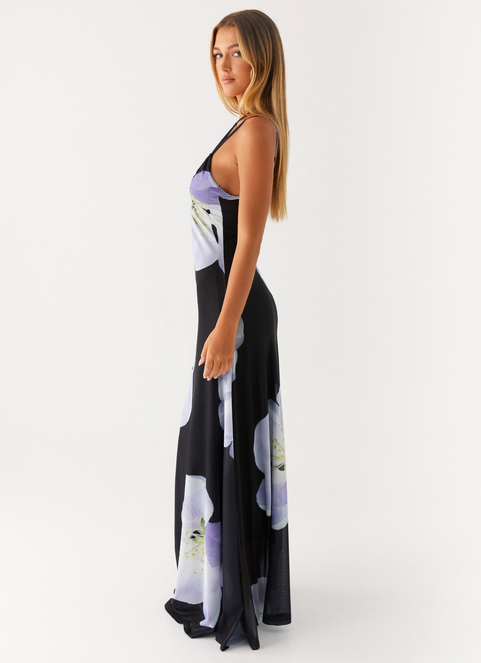 Enrika Maxi Dress - Floral Print Summer Dress for Women, Boho Chic Beach Dress, Perfect for Vacations, Parties & Casual Outings