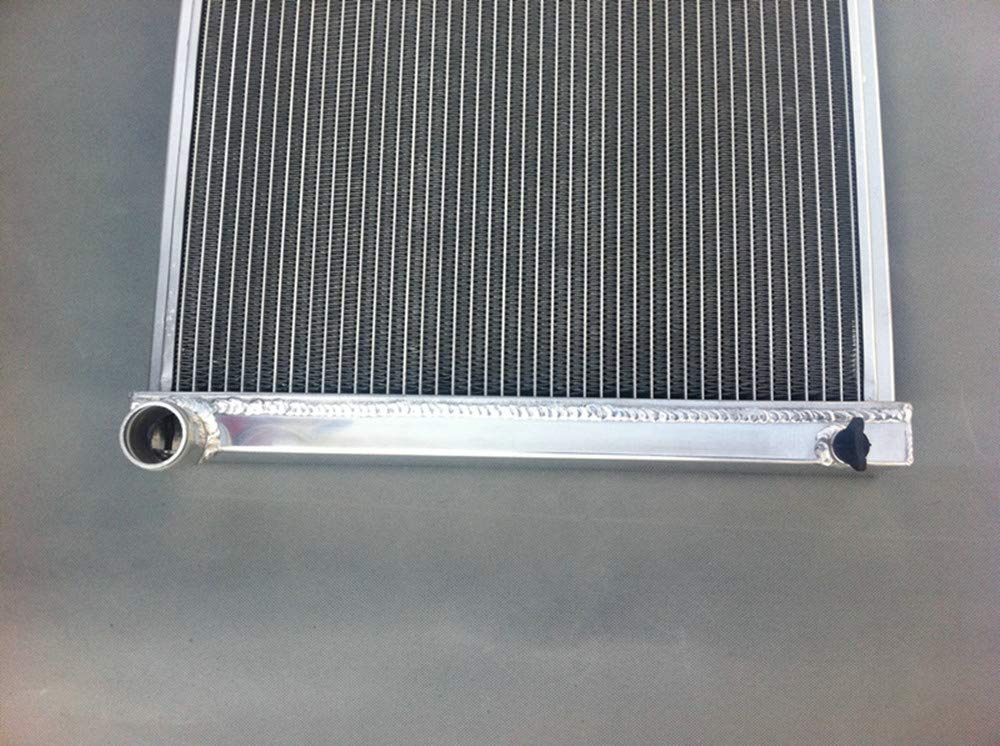 High Performance 3 Row Aluminum Radiator with Dual Fans for 1970-1981 Pontiac Firebird/Trans Am V8 I6 - Perfect for Engine Cooling & Summer Driving