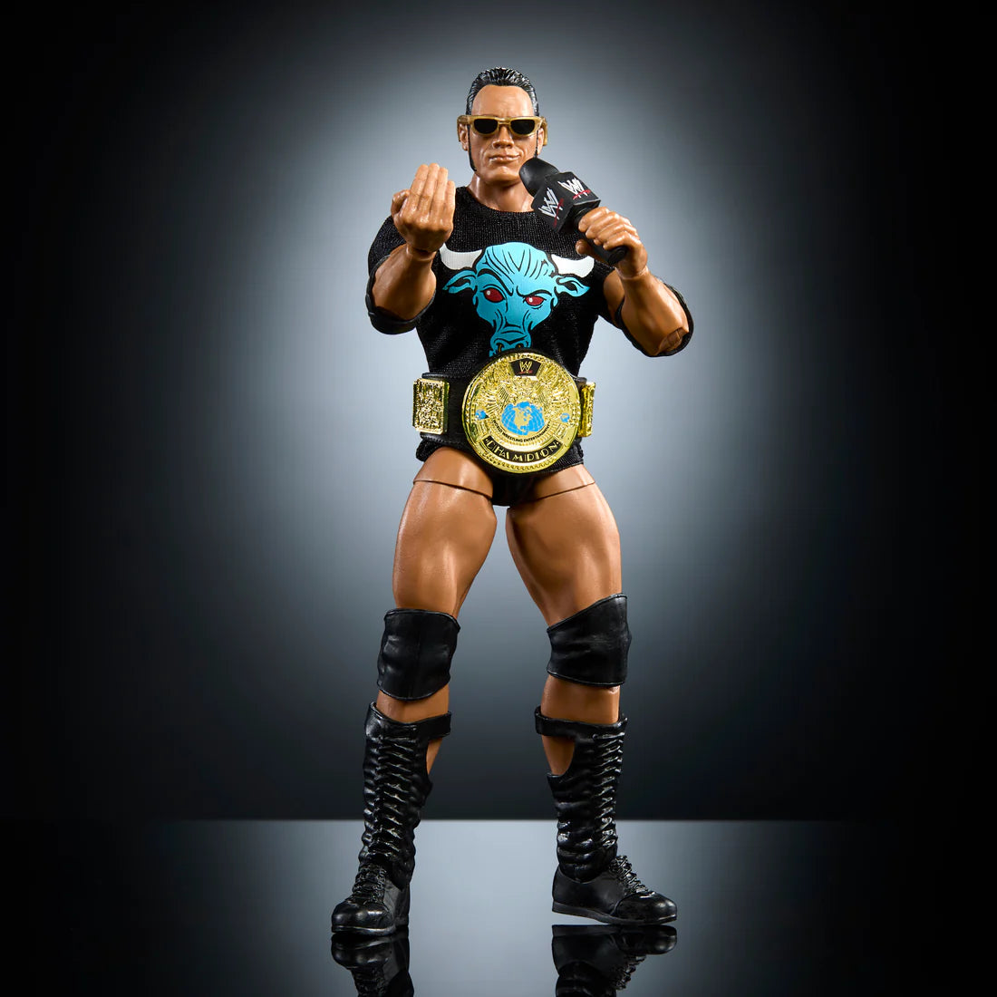 WWE Ultimate Edition Greatest Hits The Rock Action Figure - Collectible Wrestling Toy for Fans & Display - Perfect for Home Decor, Gifts, and WWE Memorabilia Collections