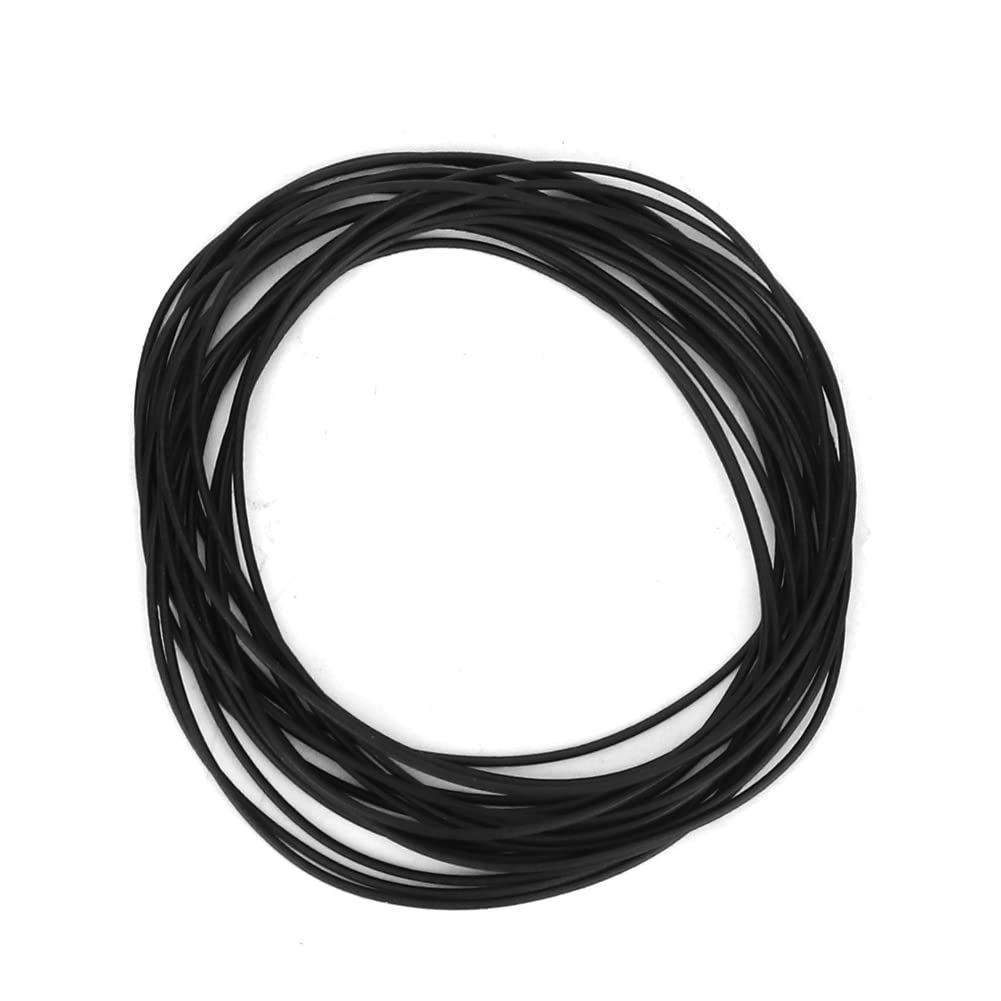 Black Rubber Watch O-Ring Gasket 200pcs - 0.5mm Waterproof Seal for Watch Repair & Maintenance - Perfect for Watchmakers, Jewelers & DIY Watch Repair Kits