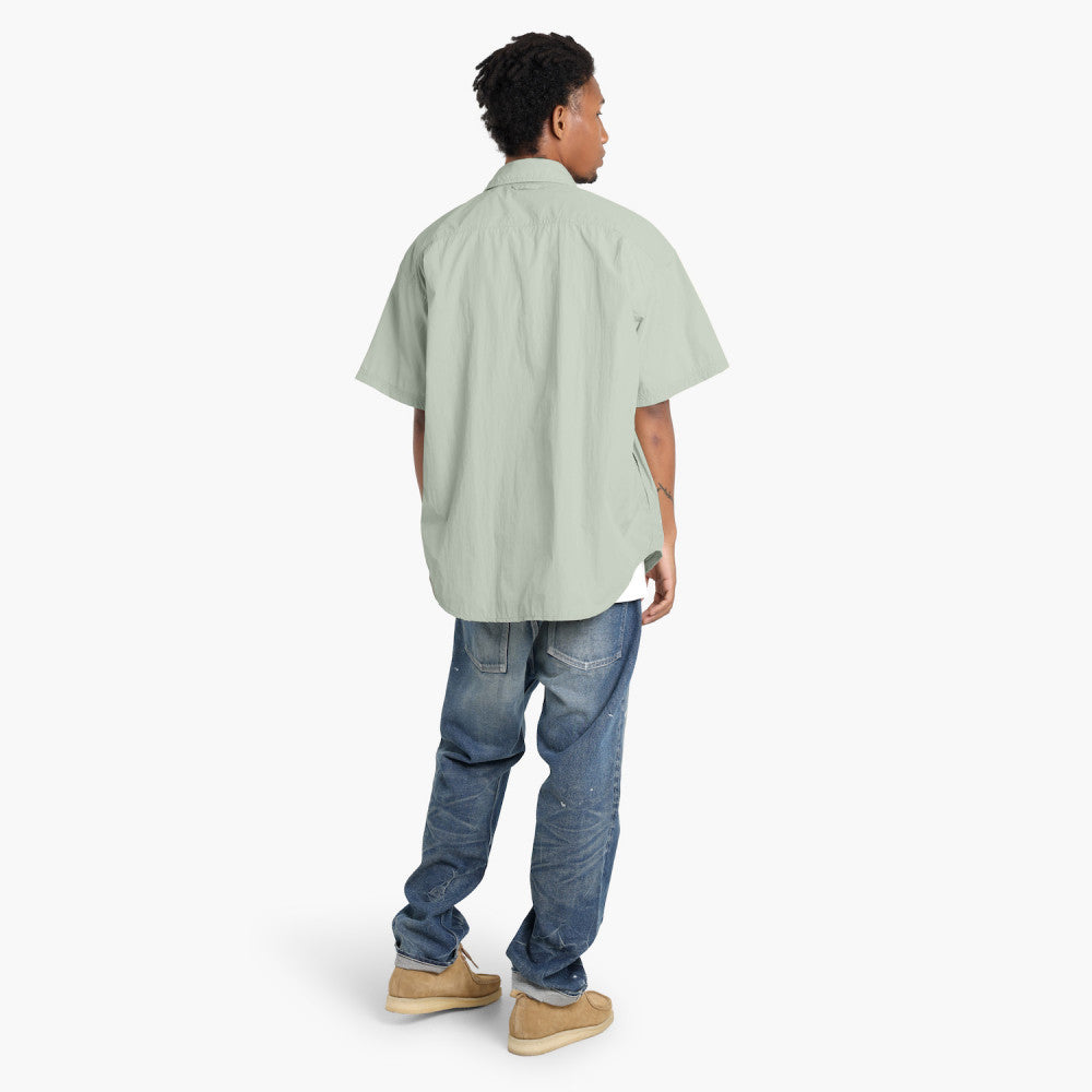MADNESS Double Pocket Military Shirt Light Grey - Stylish Army Green Casual Shirt for Men, Outdoor Adventure & Streetwear Fashion