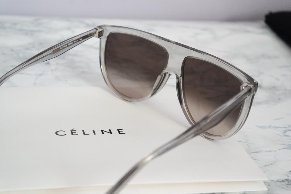 Celine CL40006I Thin Shadow Sunglasses - Clear Lightweight UV Protection Fashion Sunglasses for Women | Perfect for Beach, Driving & Outdoor Activities