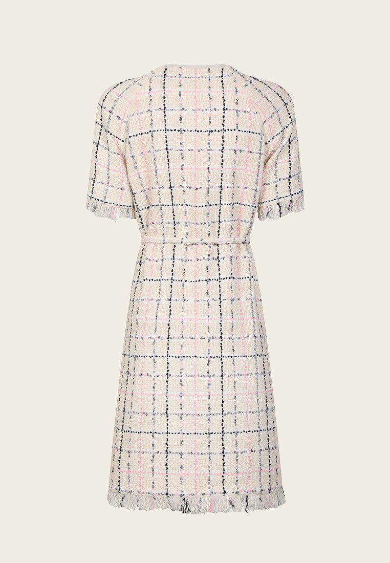 Marion Stylish Tweed Dress for Women - Elegant Office Wear & Party Outfit | Perfect for Work, Cocktail Events & Formal Occasions
