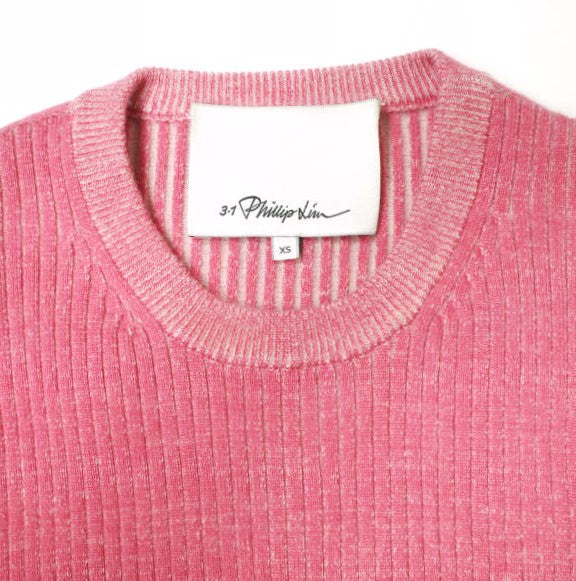 3.1 Phillip Lim F221 7694BCL Wool Knit Sweater - Women's Luxury Cashmere Blend Pullover for Fall & Winter | Perfect for Office, Date Night & Holiday Gatherings