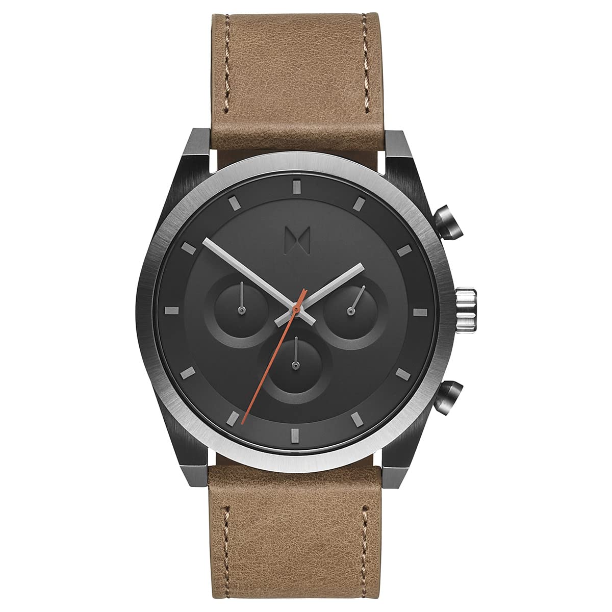 MVMT Element Chrono Men's 44mm Multifunction Graphite Sand Watch - Stylish Analog Digital Hybrid Timepiece for Business, Casual & Outdoor Activities