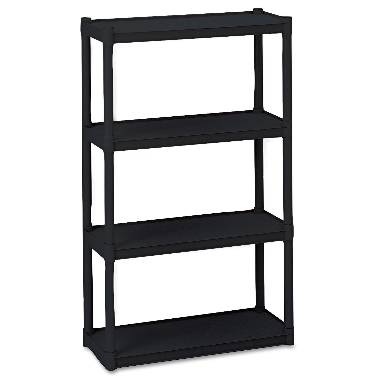 Iceberg ICE20841 Rough N Ready 4-Shelf Open Storage System - Heavy Duty Metal Shelving Unit for Garage, Warehouse & Home Organization