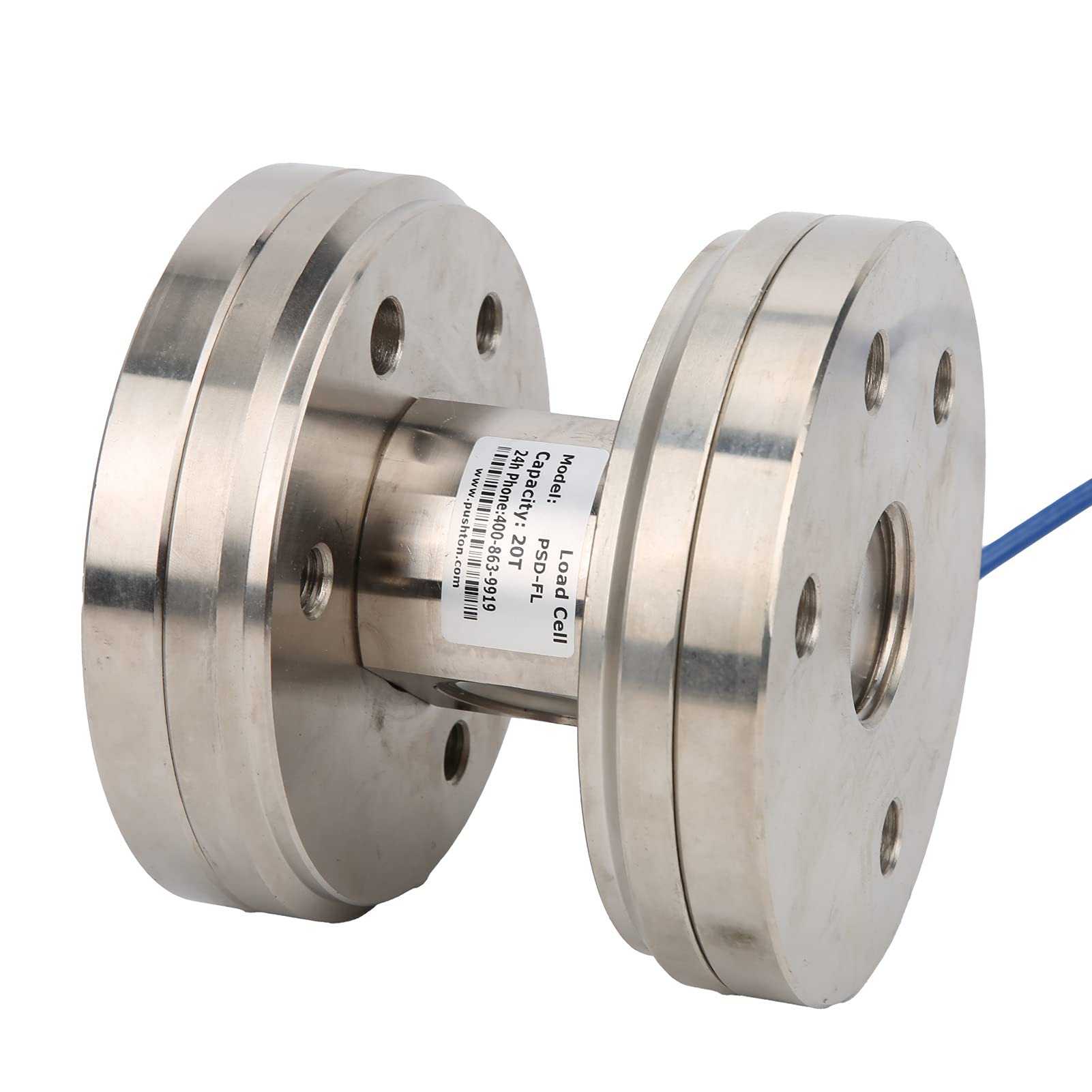 High Precision Pressure Load Cell Sensor - 0-15V DC/AC Force Measuring for Tank Weighing Scales | Industrial Grade Flange Mount Load Cell | Perfect for Factory Automation & Material Handling Equipment