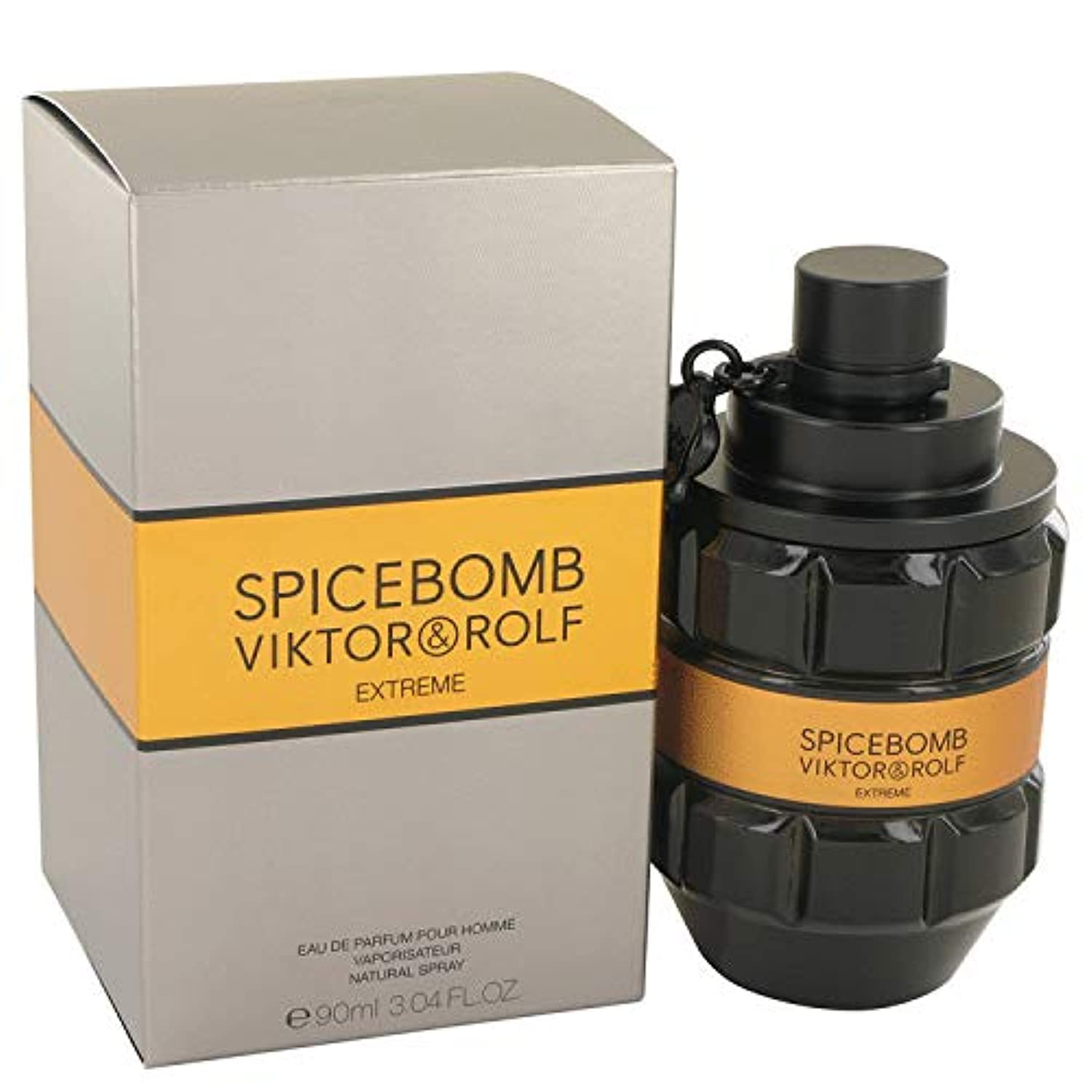 Spicebomb Extreme Cologne for Men - Eau de Parfum Spray 3.04 oz | Long-Lasting Fragrance with Warm Spicy Notes | Perfect for Date Night, Evening Events & Special Occasions