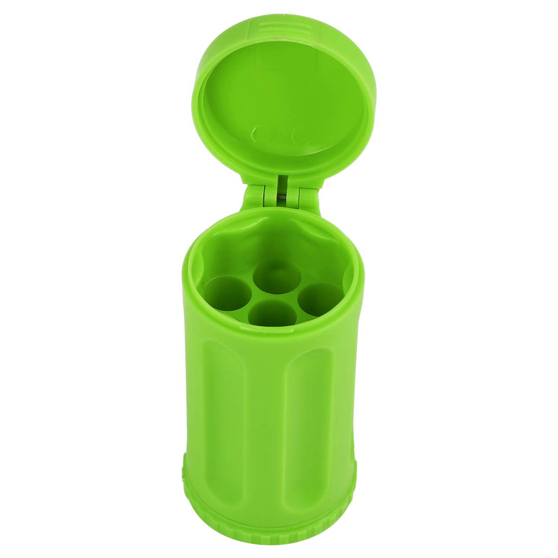 X AUTOHAUX Portable Car Smokeless Windproof Ashtray with Keychain Lid - Green | Compact Travel Ashtray for Cars, Trucks & Outdoor Use | Perfect for Camping, Road Trips & Smoking on the Go