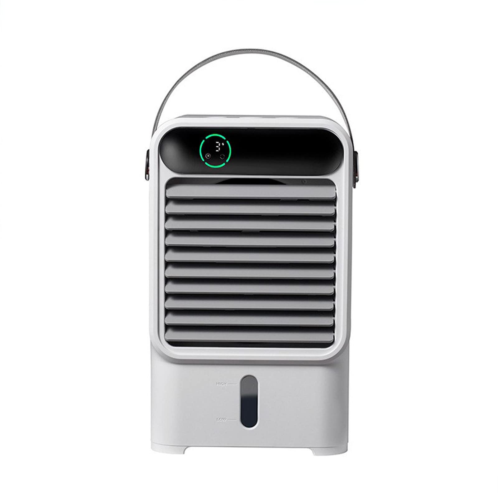 Portable USB Mini Air Conditioner Fan - 3 Speed Settings with LED Light & Water Circulation - Personal Cooling for Home, Office, Bedroom - Perfect for Summer, Travel & Small Spaces