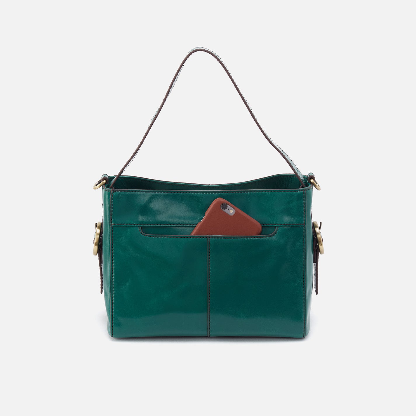 Stylish Small Crossbody Bag in Polished Leather - Alpine Green Color | Perfect for Everyday Use, Travel & Casual Outings