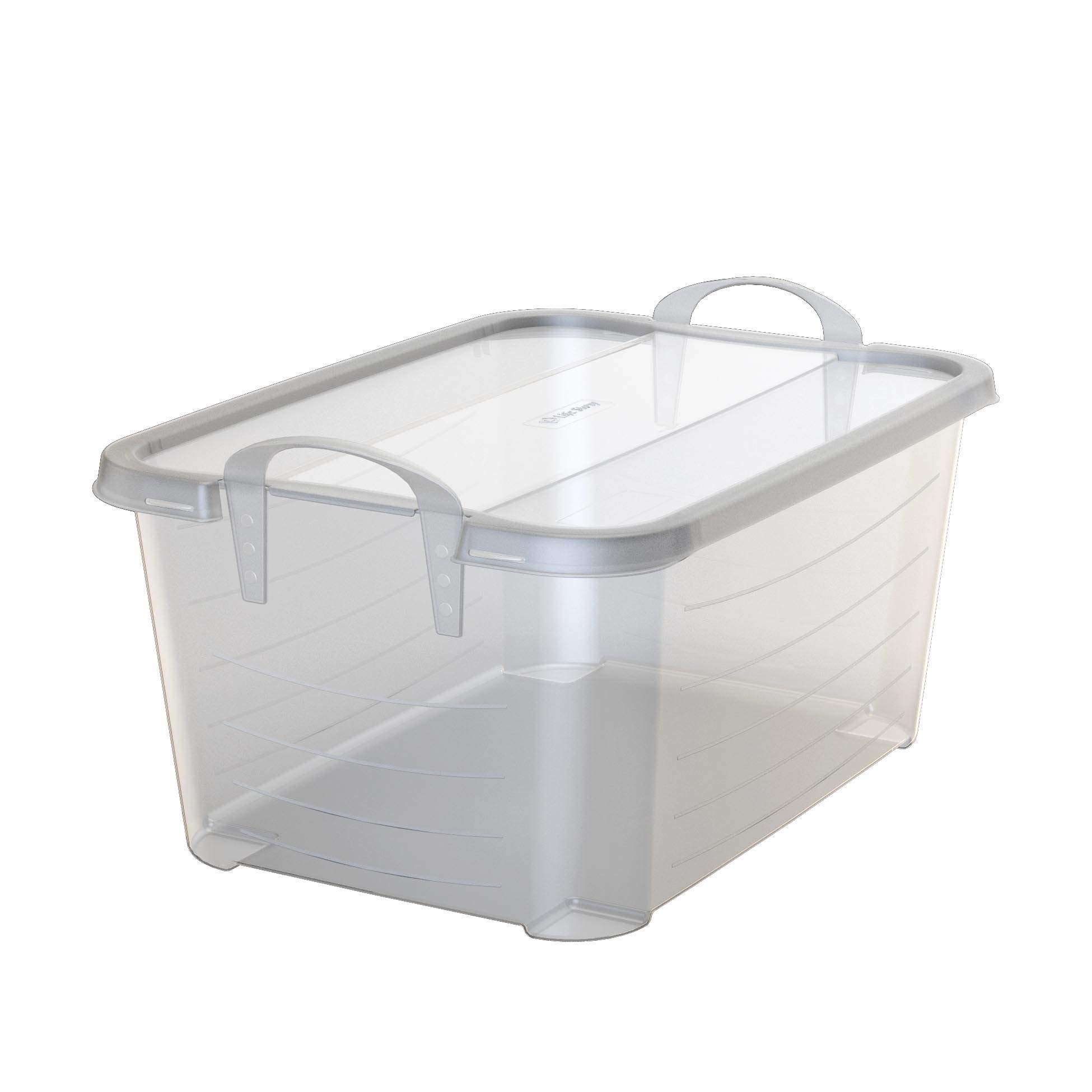 Clear Stackable Storage Boxes for Closet Organization - 55 Quart (18 Pack) - Perfect for Bedroom, Closet, Garage & Seasonal Storage