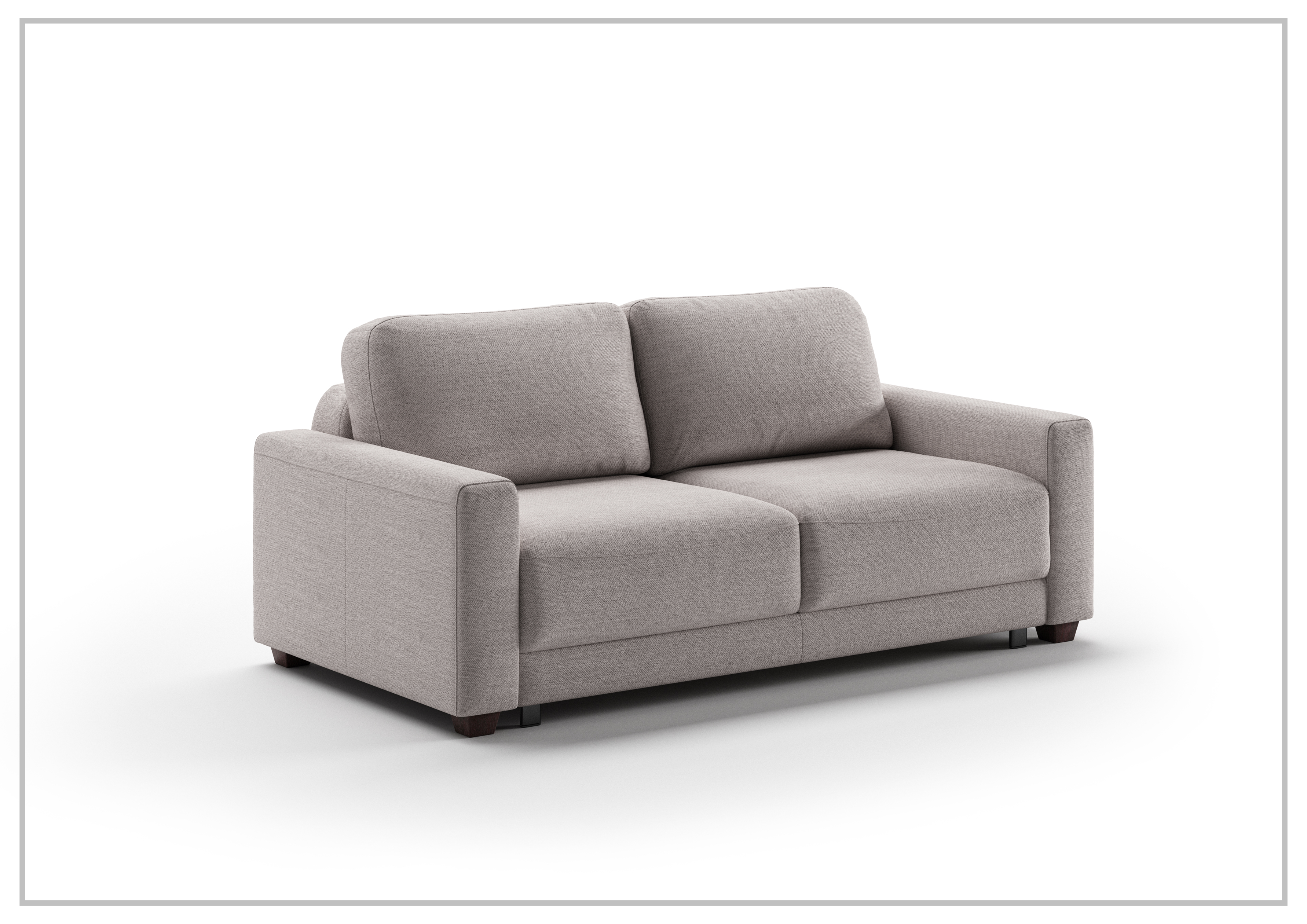 Luonto Belton Gray Fabric Sofa Sleeper - Manual & Power Recliner Options | Modern Living Room Furniture for Small Spaces & Apartments | Perfect for Lounging, Napping & Hosting Guests