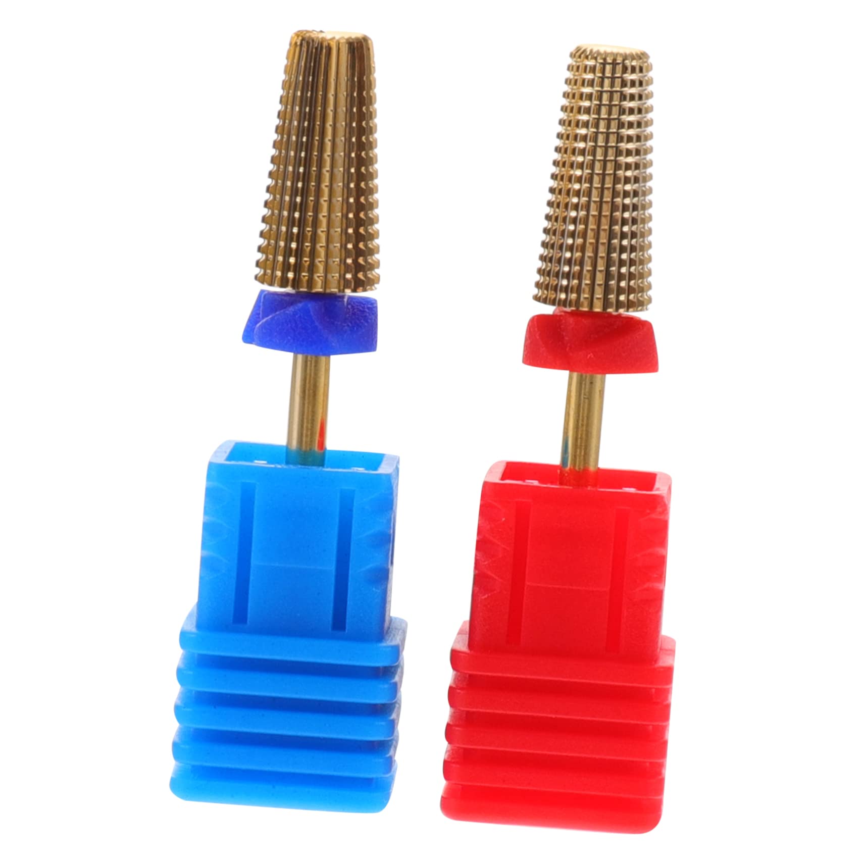 BELLIFFY 2-Piece Carbide Nail Drill Bits Set - Professional Manicure & Pedicure Tools for Acrylic Nails, Cuticle Care, and Nail Grinding - Perfect for Home Salons, Nail Artists, and DIY Nail Enthusiasts