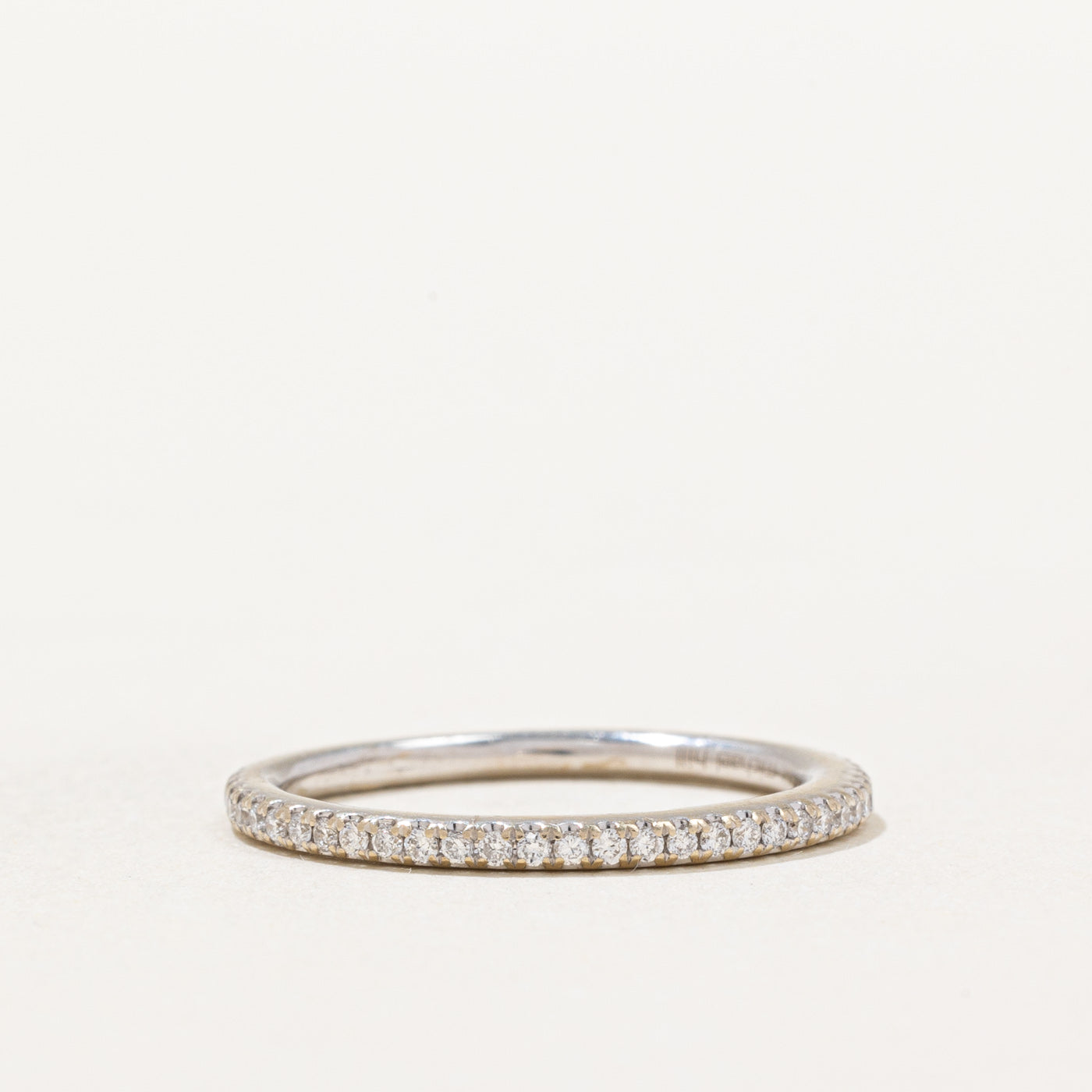 0.23ctw Diamond Semi Eternity Ring for Women - Size 6 | Wedding Band, Anniversary Gift, Valentine's Day Present | Elegant Stackable Ring for Everyday Wear