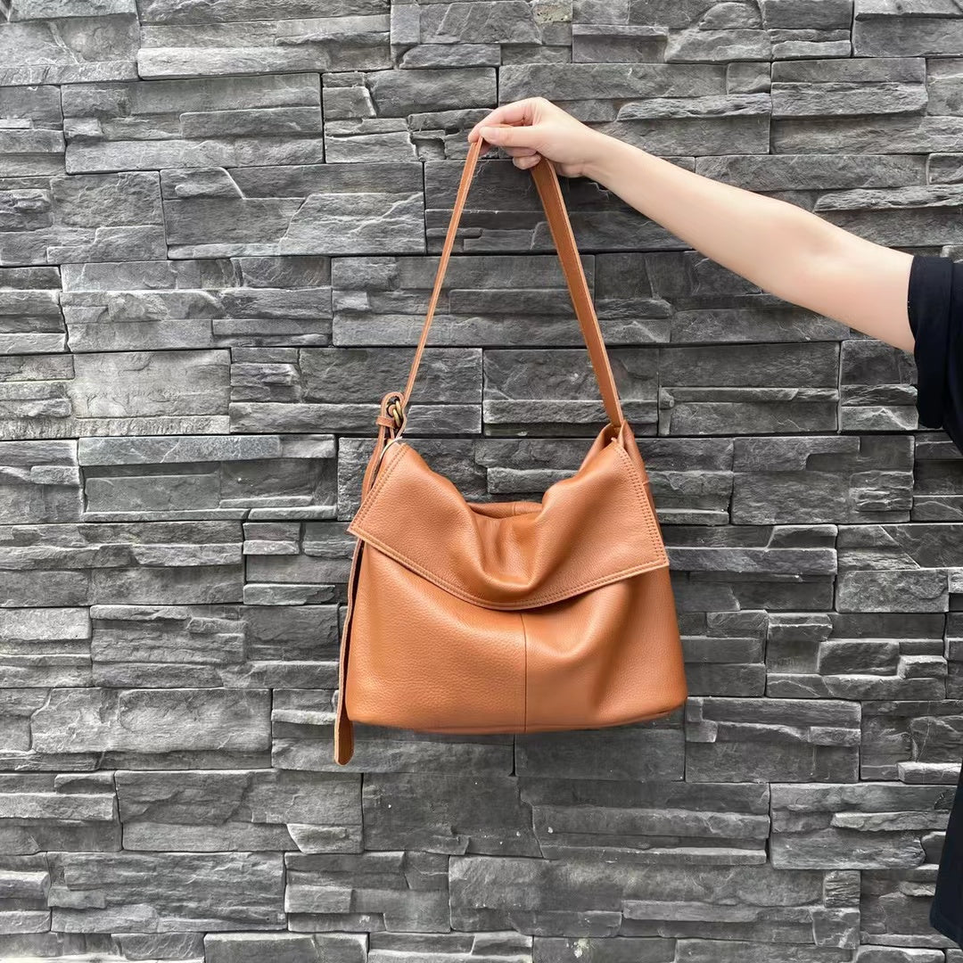 Soft Flap Shoulder Crossbody Bag for Women - Stylish & Lightweight Purse for Everyday Use, Work, and Travel