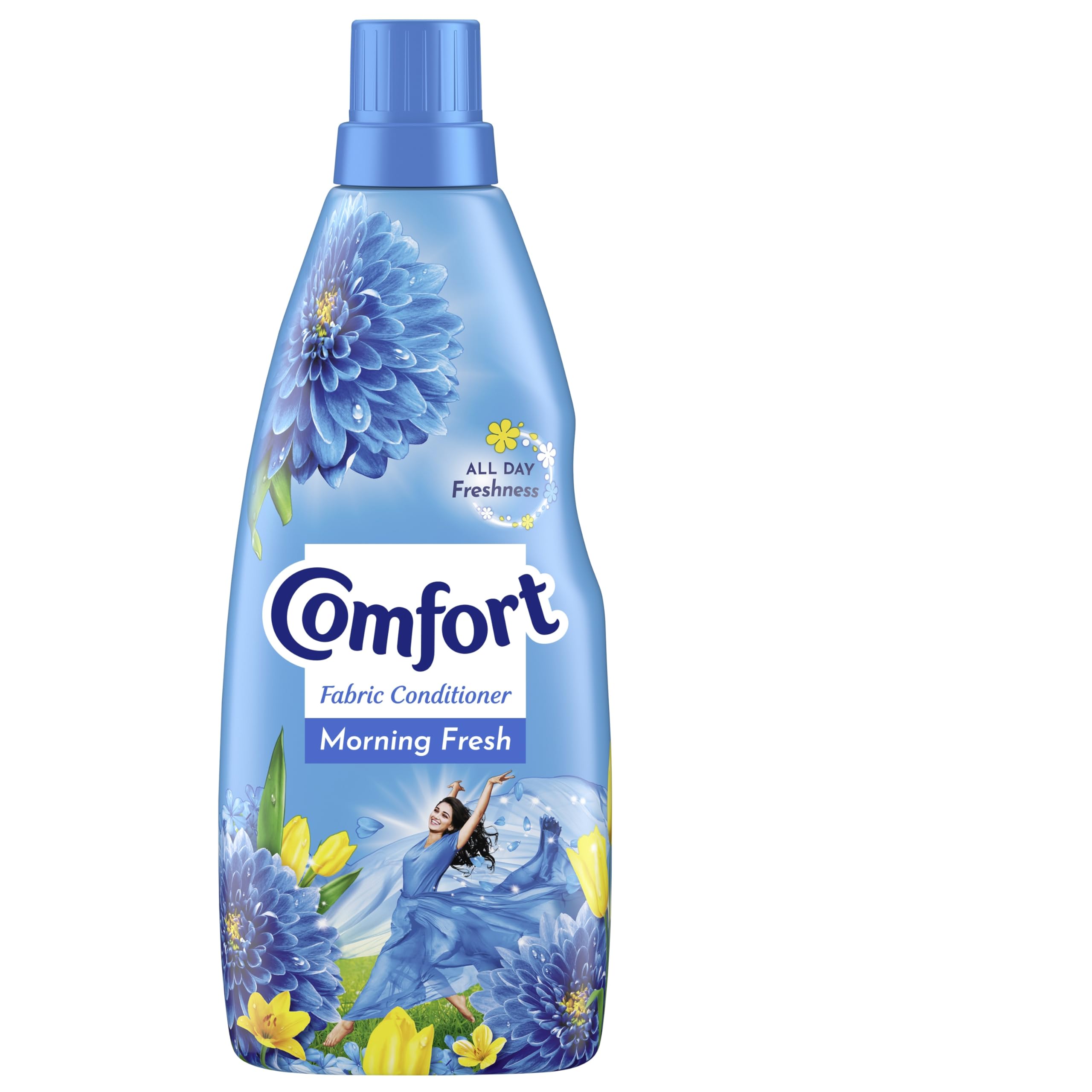 Comfort Morning Fresh Fabric Conditioner 860 mL | Liquid Fabric Softener for Softness, Shine & Long-Lasting Freshness | Ideal for Laundry, Bedding & Clothes Care