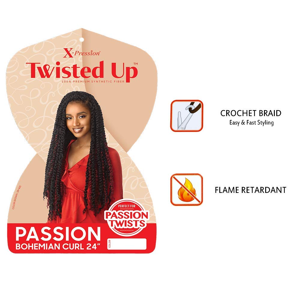 Outre X-Pression Twisted Up Passion Bohemian Curl Crochet Braids 24
