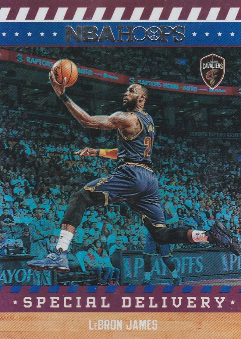 2017-18 Panini Hoops Special Delivery #7 LeBron James Cleveland Cavaliers Basketball Trading Card - NBA Collectible for Fans & Card Investors