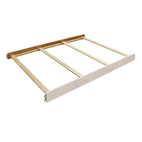 Sorelle 215 Full Size Solid Wood Bed Rail & Crib Conversion Kit | Universal Timeless Design | Brushed Ivory Finish | 59