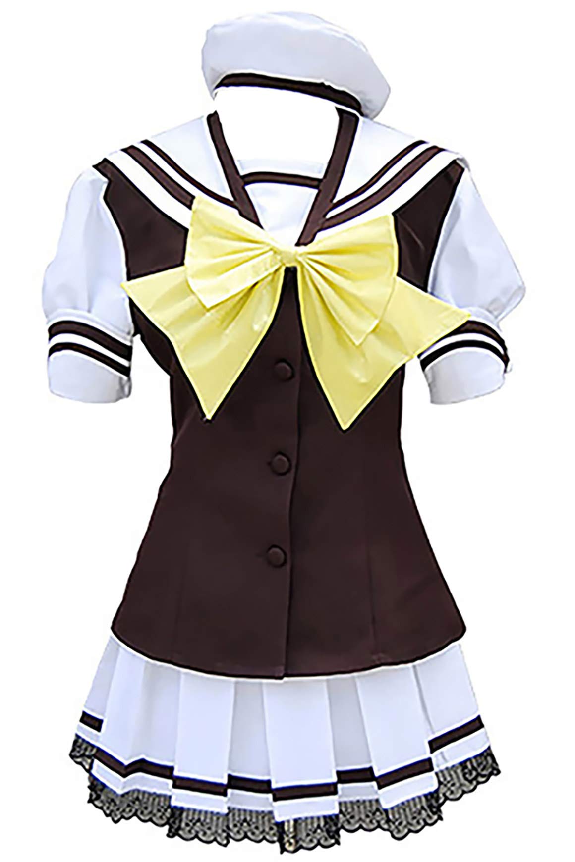 Brown School Girl Uniform Cosplay Costume for Anime & Halloween - Perfect for Cosplay Events, Themed Parties, and Role-Playing