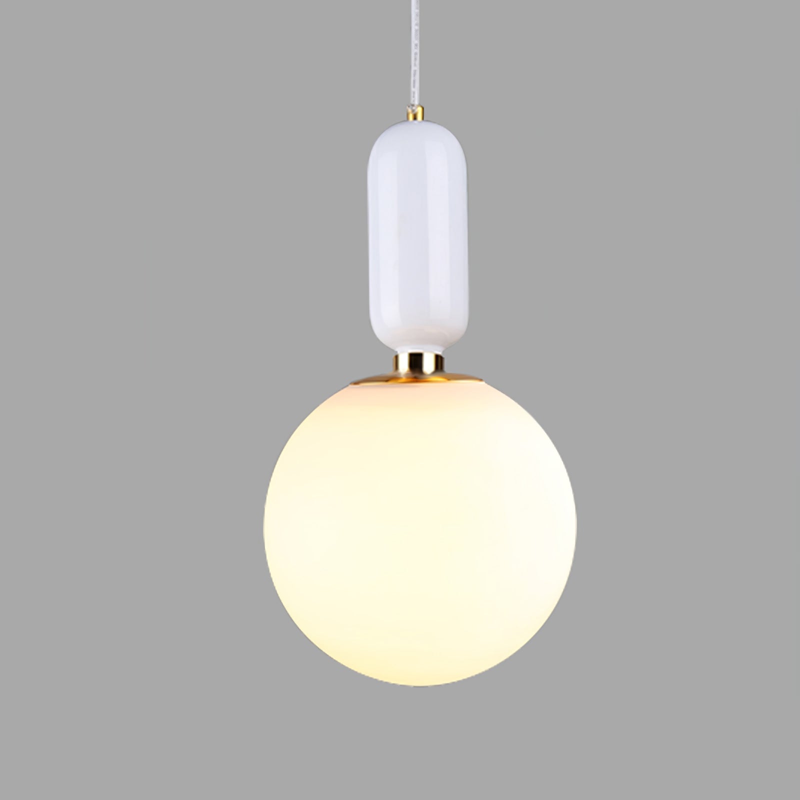 Modern Kade Pendant Light - Adjustable Hanging Fixture for Kitchen Island, Dining Room & Bedroom - Industrial Vintage Style Ceiling Lighting with Edison Bulb (Black)