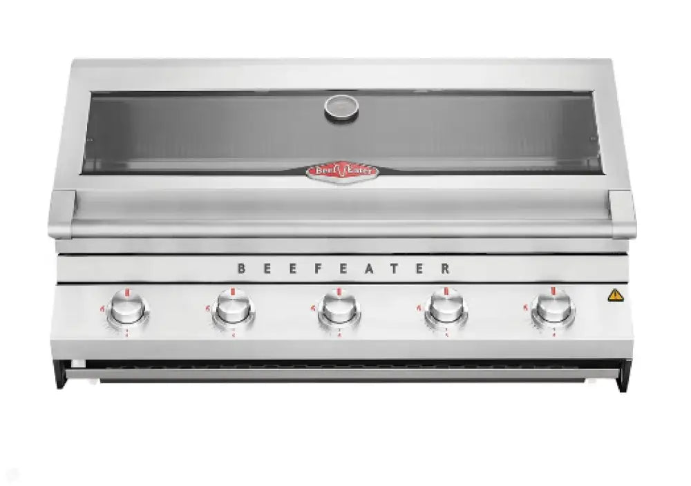 BeefEater BBG7650SA 7000 Classic 5-Burner Built-In BBQ Grill - Outdoor Gas Grill for Backyard, Patio & Poolside Cooking | Heavy-Duty Stainless Steel Construction