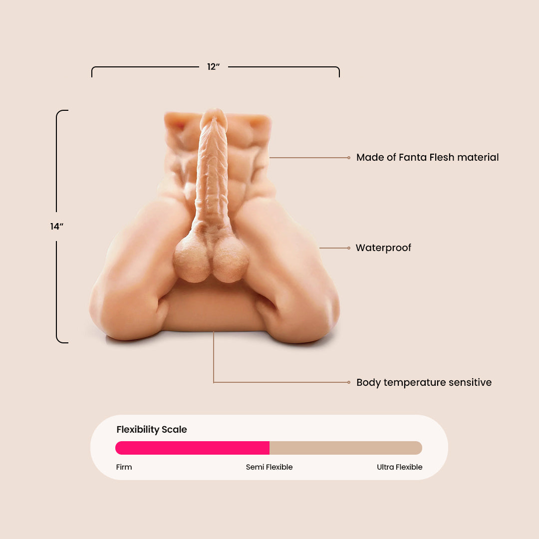 Pipedream Extreme Toyz Fuck Me Silly Realistic Male Masturbator - Intimate Pleasure Toy for Solo Play & Couples Fun