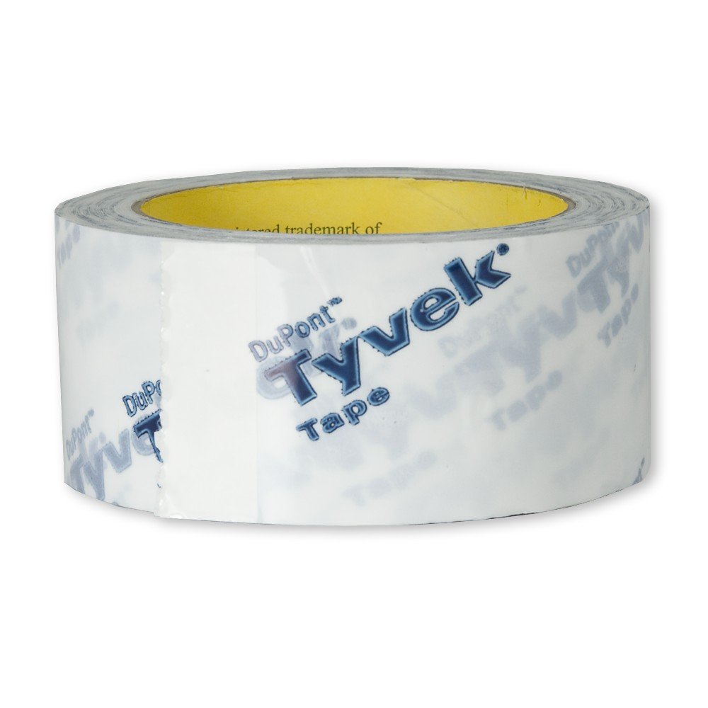 DuPont Tyvek Tape - 2 Inch x 164 Feet - Heavy Duty Weatherproof Sealing Tape for Home & Construction - Perfect for HVAC, Roofing, and Insulation Projects