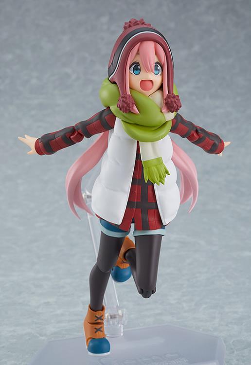Figma #519 DX Nadeshiko Kagamihara Laid Back Camp Anime Figure - Collectible Japanese Character Model for Anime Fans & Collectors - Perfect for Display, Gifts, and Anime Decor