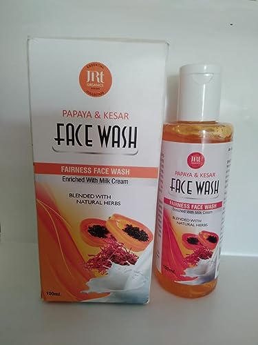 PAPAYA FACE WASH - Natural Exfoliating & Brightening Facial Cleanser for Acne & Oily Skin | Gentle Daily Cleansing for Men & Women | Perfect for Morning & Night Skincare Routine