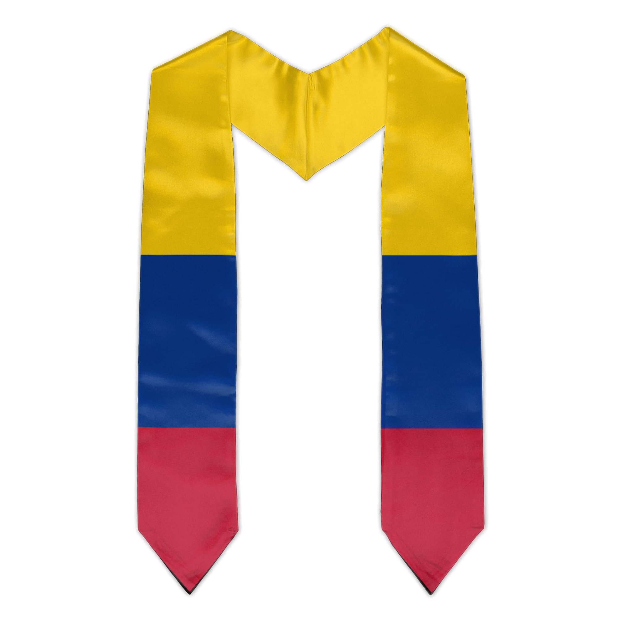 Civilos Unisex Graduation Stole - Patriotic Flag Design Honor Sash for Graduation Ceremony | Perfect for High School & College Commencement, Cultural Events & Pride Celebrations