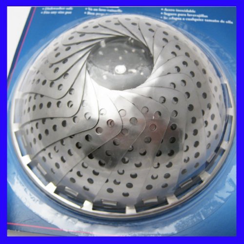 Collapsible Stainless Steel Food Steamer Basket - Vegetable Cooker for Healthy Cooking | Perfect for Kitchen, Meal Prep & Healthy Eating