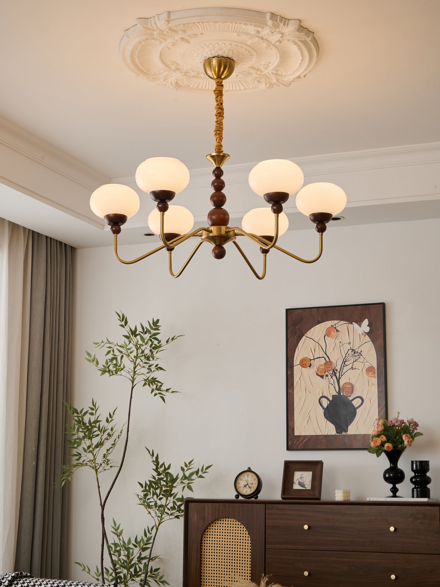 Elegant Bellini Crystal Chandelier - Modern Ceiling Light Fixture for Dining Room, Bedroom & Living Room Decor | Energy Efficient LED Lighting | Easy Installation