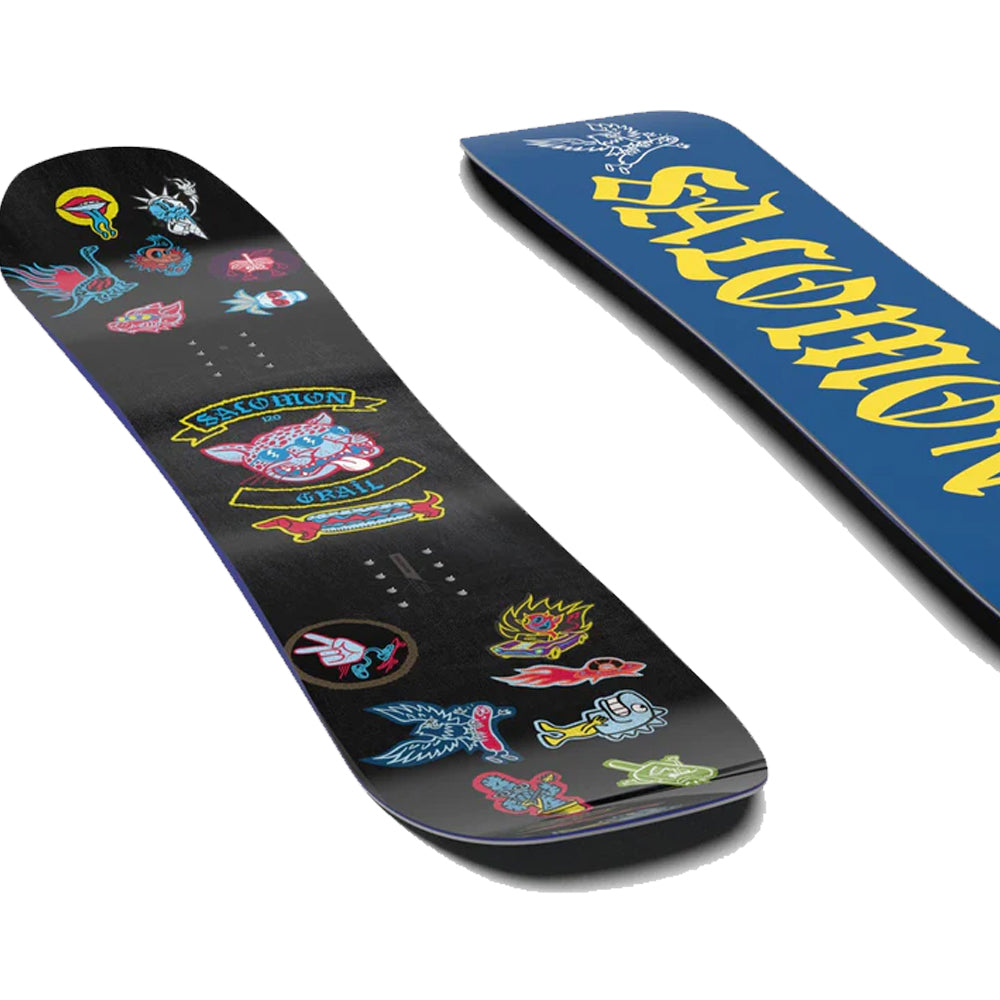Salomon Grail Junior Snowboard for Kids - Lightweight & Durable Snowboard for Young Riders - Perfect for Beginners & All-Mountain Snowboarding Adventures