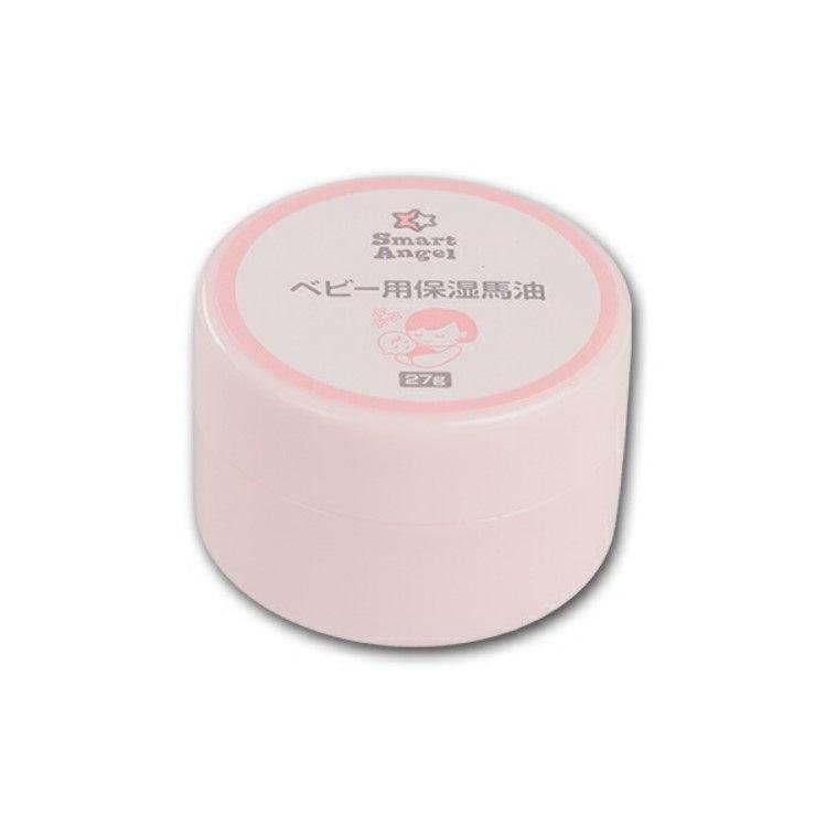 Nishimatsuya Smart Angel Horse Oil Baby Cream 27g - Japanese Moisturizer for Sensitive Skin, Diaper Rash & Dryness Relief - Perfect for Newborns, Infants & Toddlers