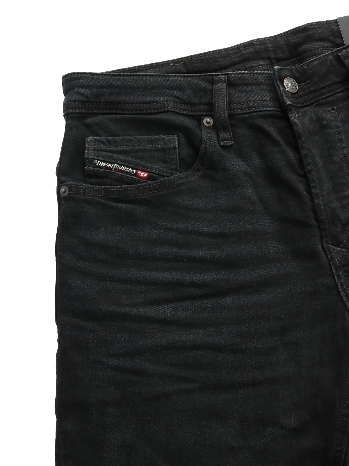 Regular Straight Fit Low Waist Jeans for Men - Safado-X RB064 (Size 36, 32 Inseam) - Classic Black Denim Pants for Casual Wear & Everyday Outfits