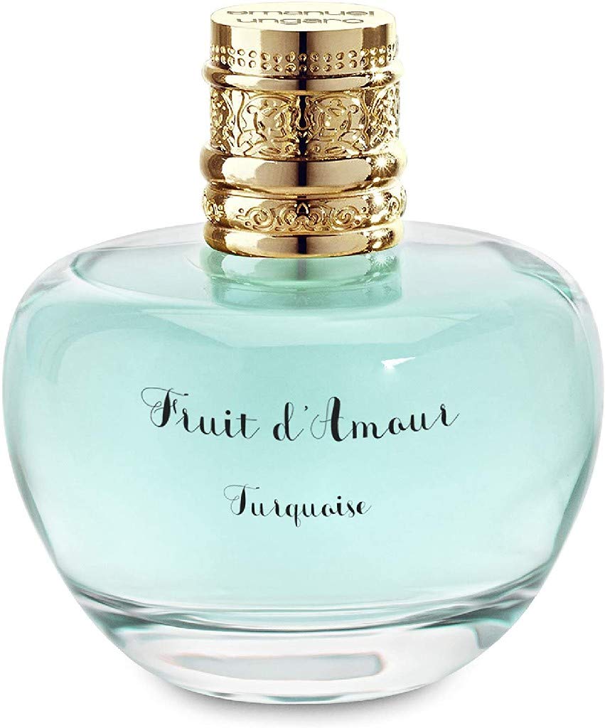 Emanuel Ungaro Fruit D'Amour Turquoise Eau De Toilette for Women - 3.4 oz/100 ml Fresh Floral Perfume | Perfect for Daily Wear, Date Nights & Special Occasions