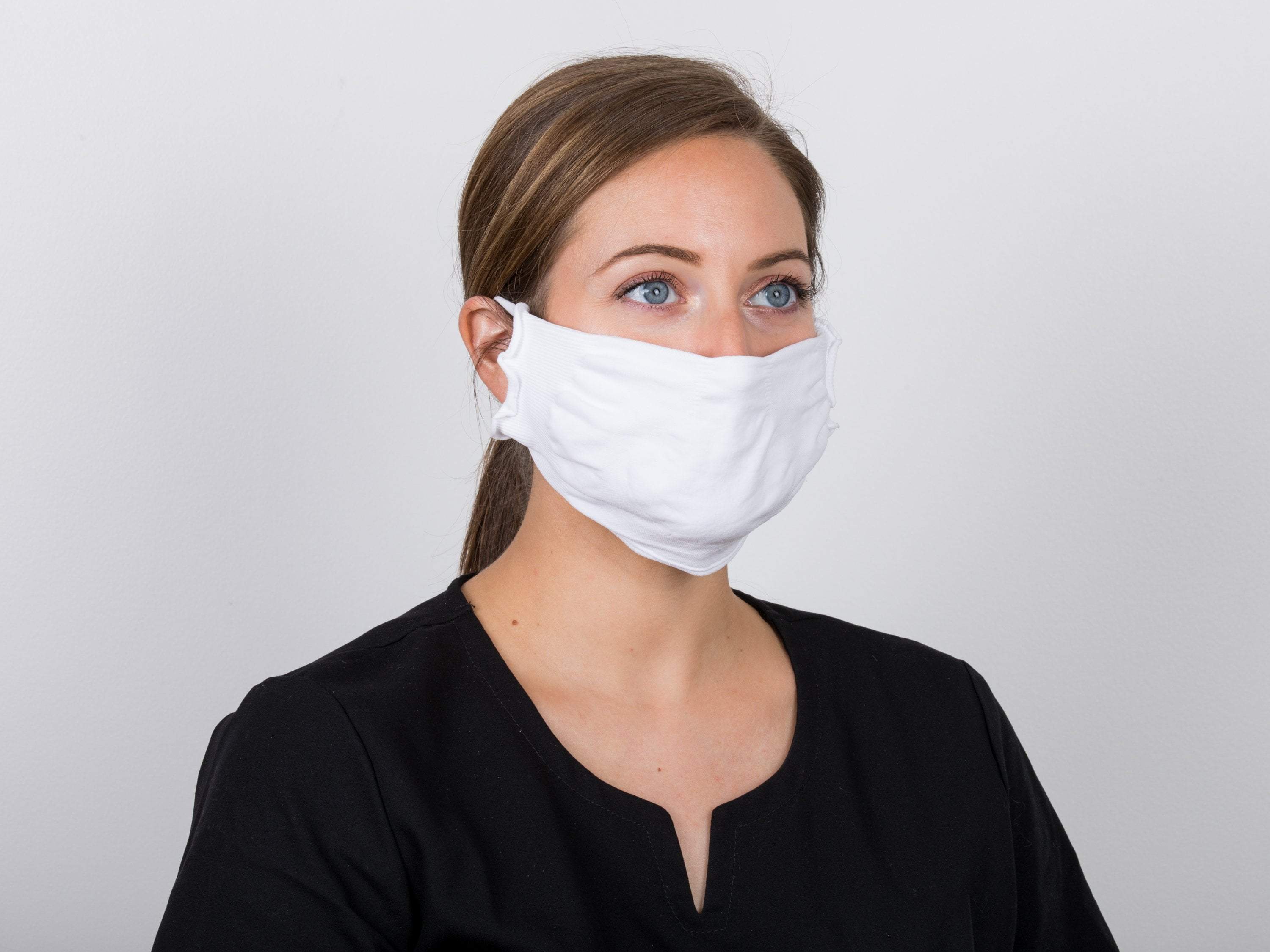 2-Ply Stretch Earloop Face Masks, 6 Pack - Comfortable & Breathable for Daily Use, Work, Travel & Public Safety
