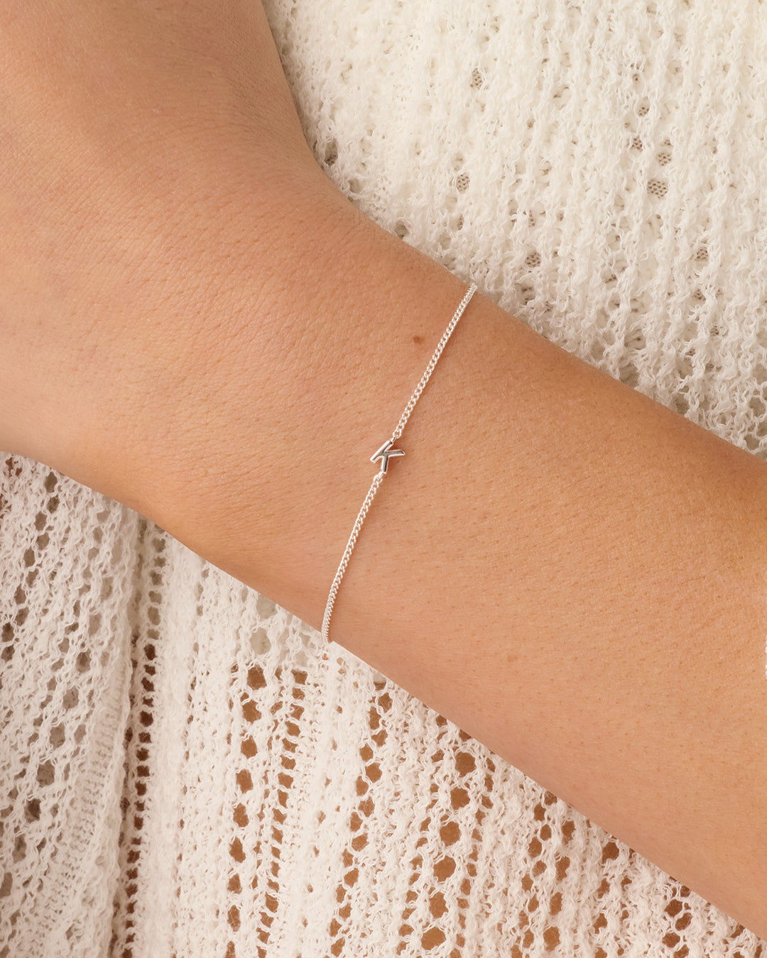 Wilder Mini Alphabet Bracelet - Personalized Initial Letter Bracelet for Women & Girls - Trendy Stackable Jewelry for Everyday Wear & Gifts