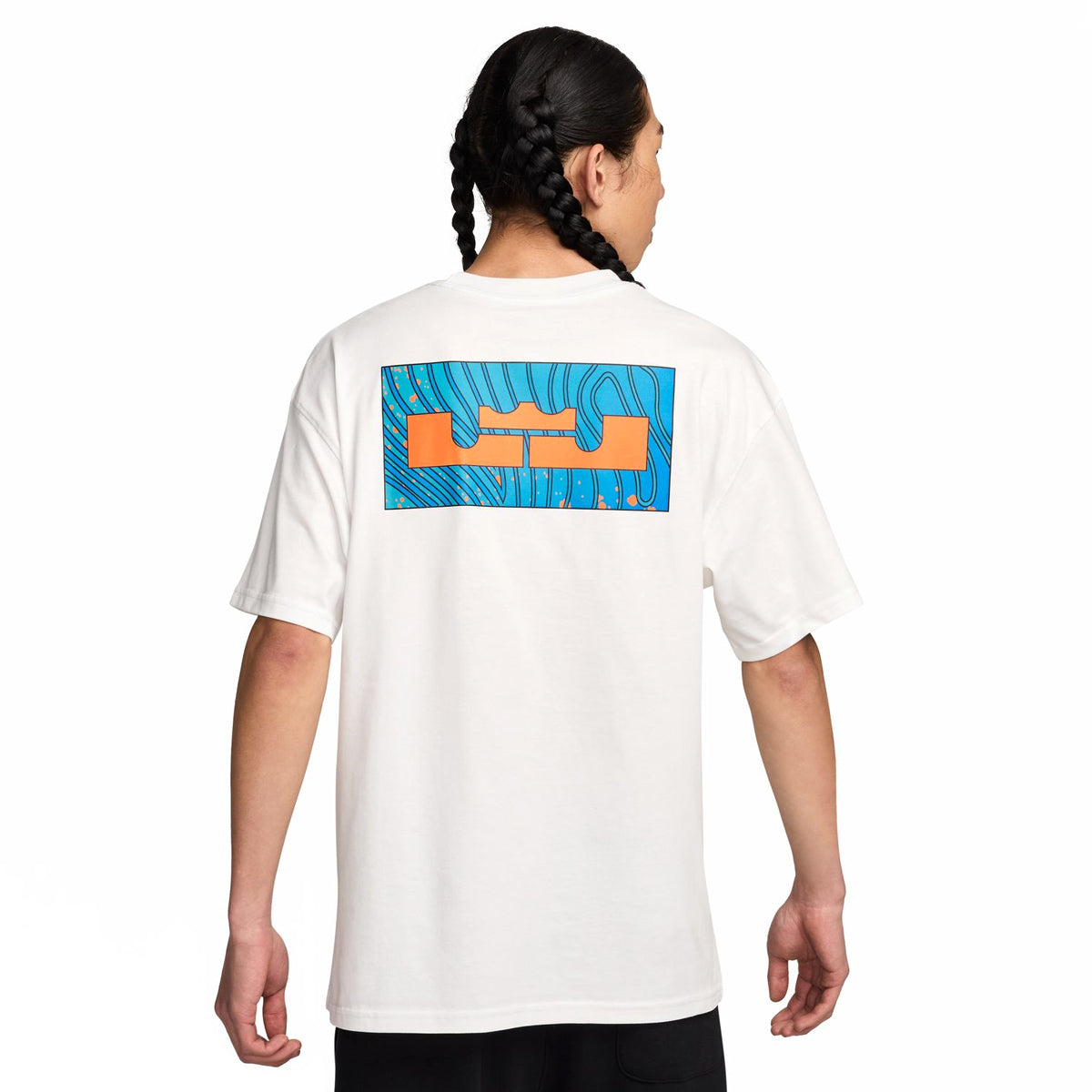 LeBron M90 T-Shirt 'Summit White' - Men's Basketball & Casual Wear - Perfect for Games, Training & Street Style