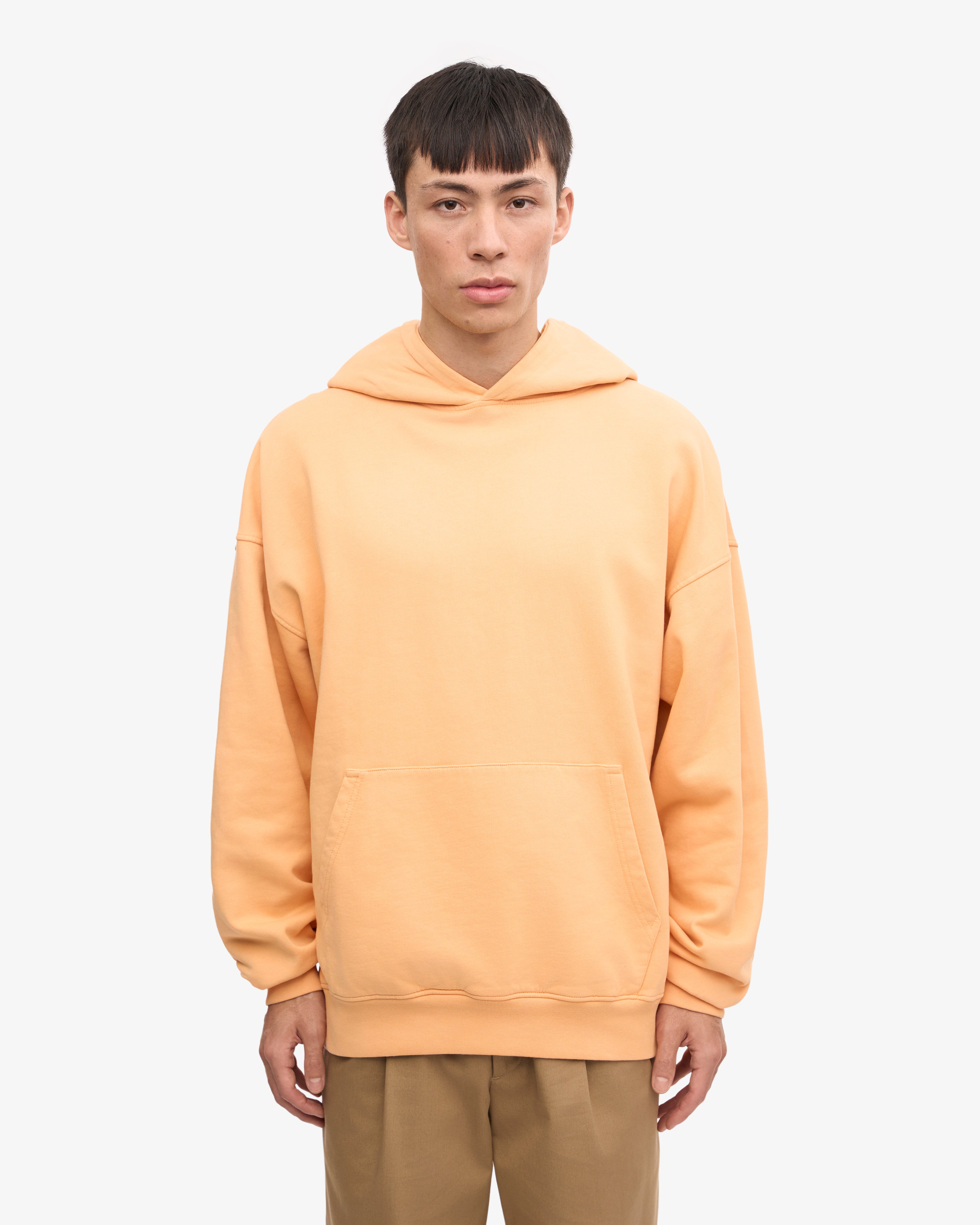 Organic Oversized Hoodie - Sandstone Orange | Soft & Cozy Pullover Sweatshirt for Men & Women | Perfect for Casual Wear, Lounge & Outdoor Activities