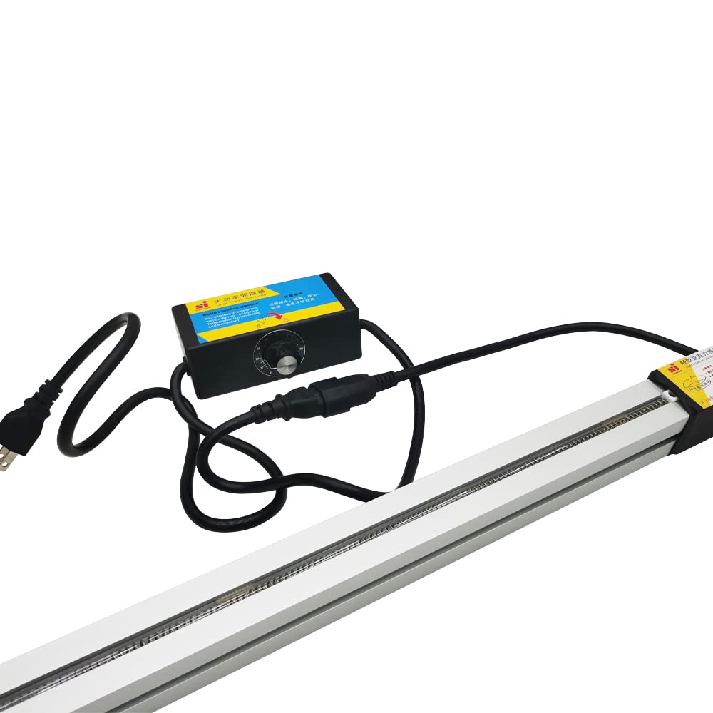 TECHTONGDA 48 Inch Lightweight Acrylic Bending Machine - 110V PVC Plastic Strip Heater Bender with 1-6mm Heating Thickness for Sign Making, DIY Projects & Acrylic Sheet Forming - Perfect for Home Workshops & Professional Sign Shops