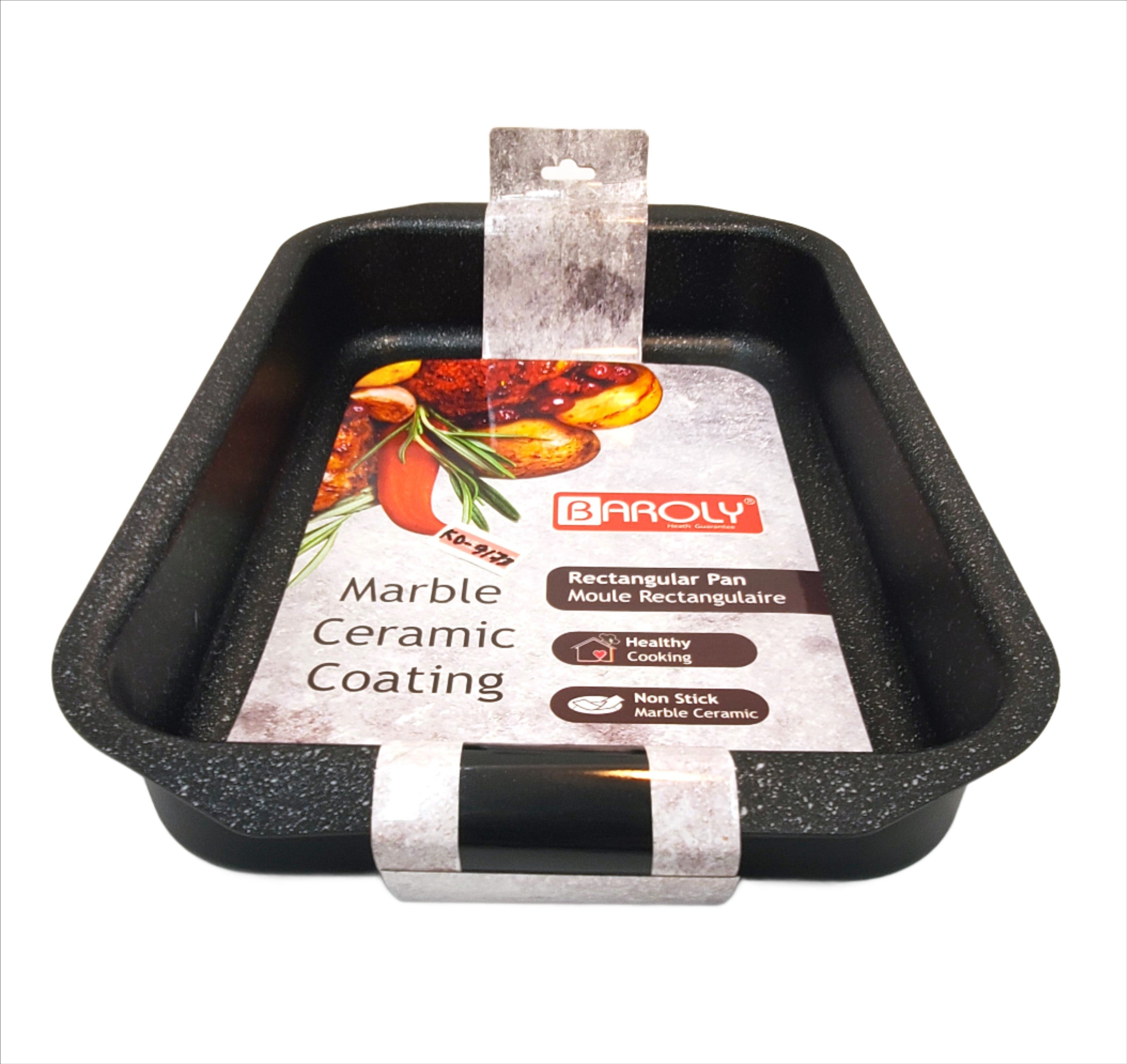 16.5x11x3 Inch Non-Stick Rectangular Baking Pan - Perfect for Cakes, Brownies, and Sheet Pan Meals | Durable & Easy to Clean for Home Bakers and Professional Kitchens