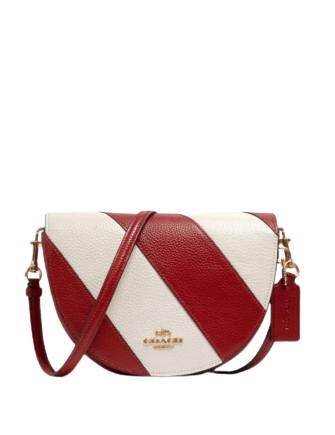 Coach Ellen Striped Crossbody Bag for Women | Stylish & Compact Purse for Everyday Use, Travel, and Casual Outings